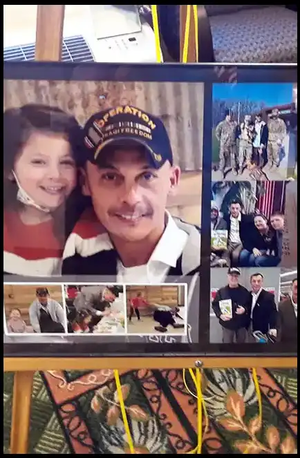 A collection of Veteran David Haaves friends across the Country USAbook tour 2017 -- David Haave